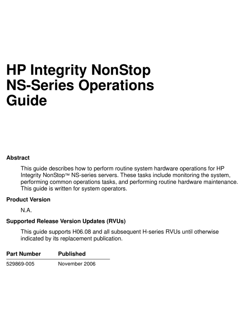HP NonStop NS-series User manual