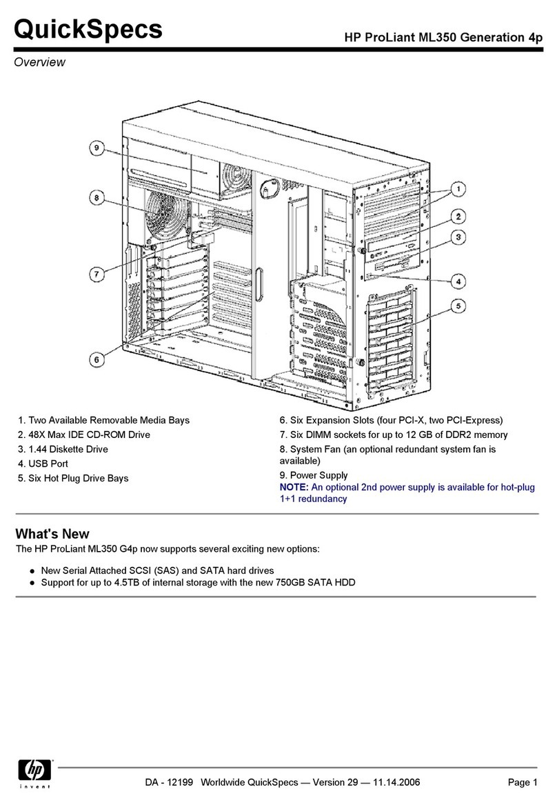 HP ML350 - ProLiant - G2 User instructions