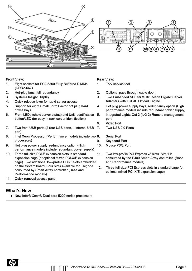 HP ProLiant  Smart Array 256MB User instructions