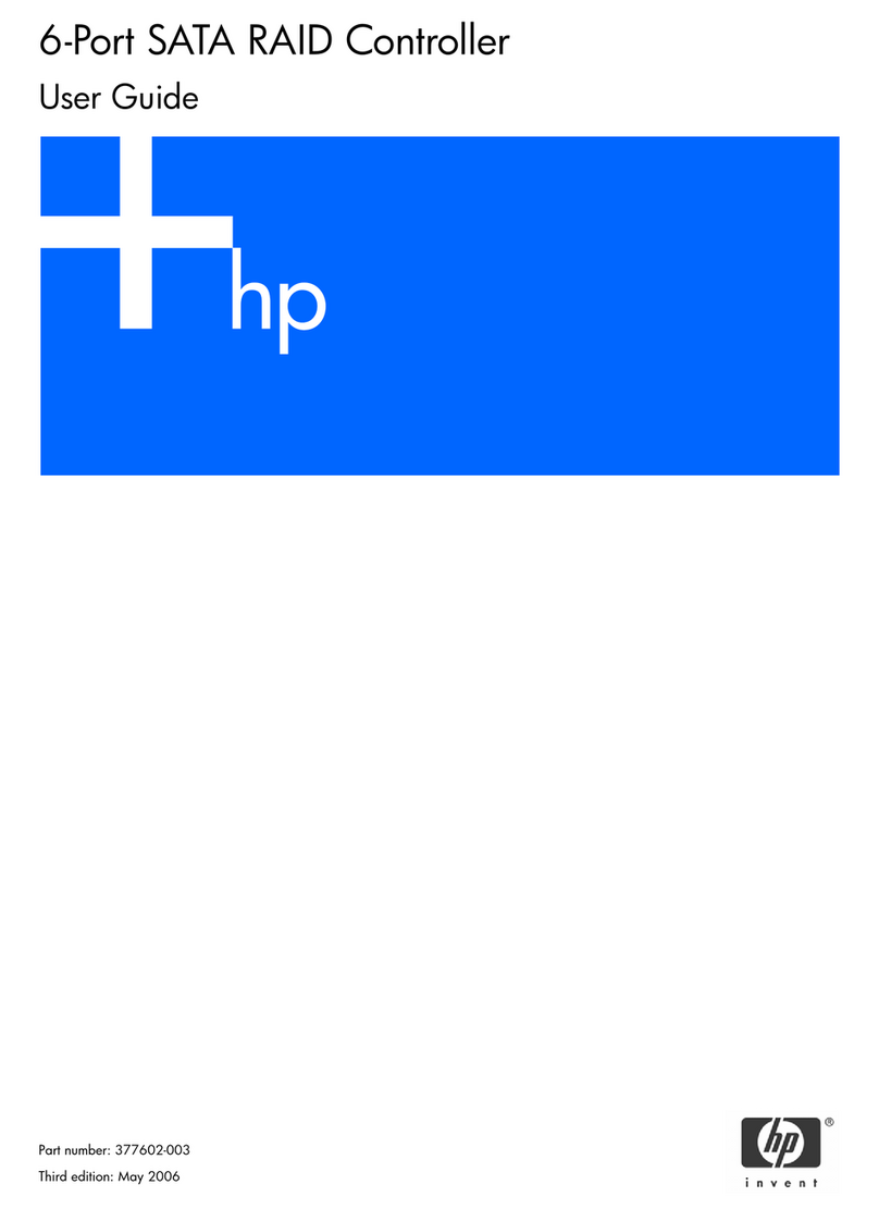 HP 6-Port SATA RAID User manual
