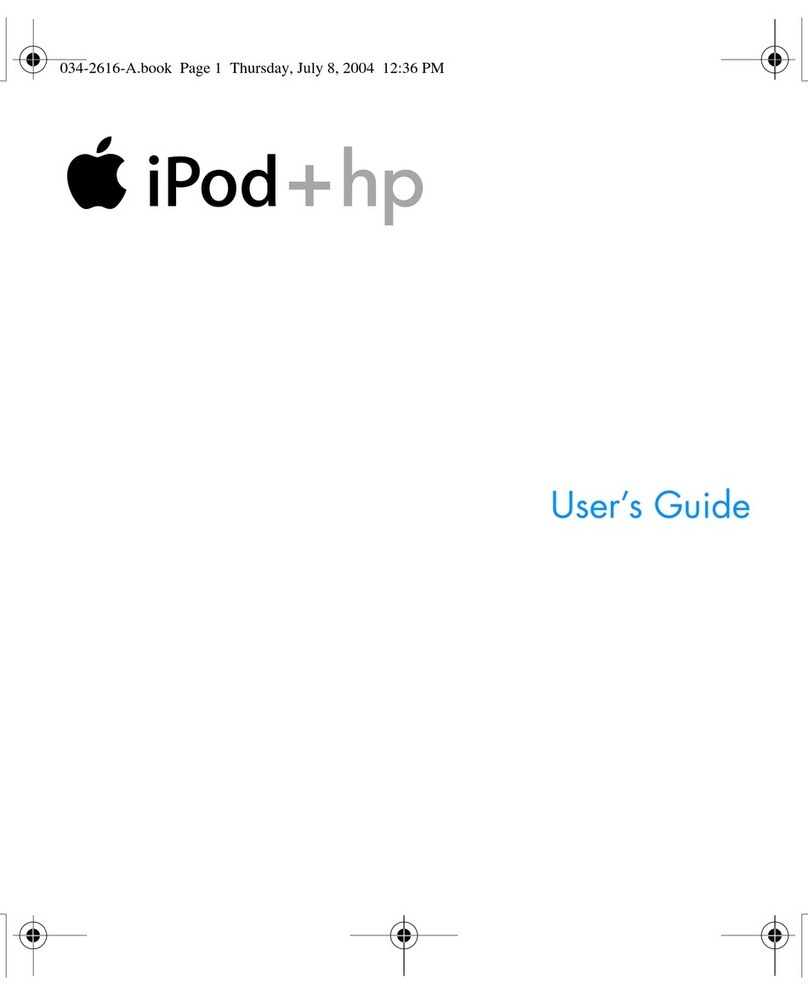 HP iPod User manual