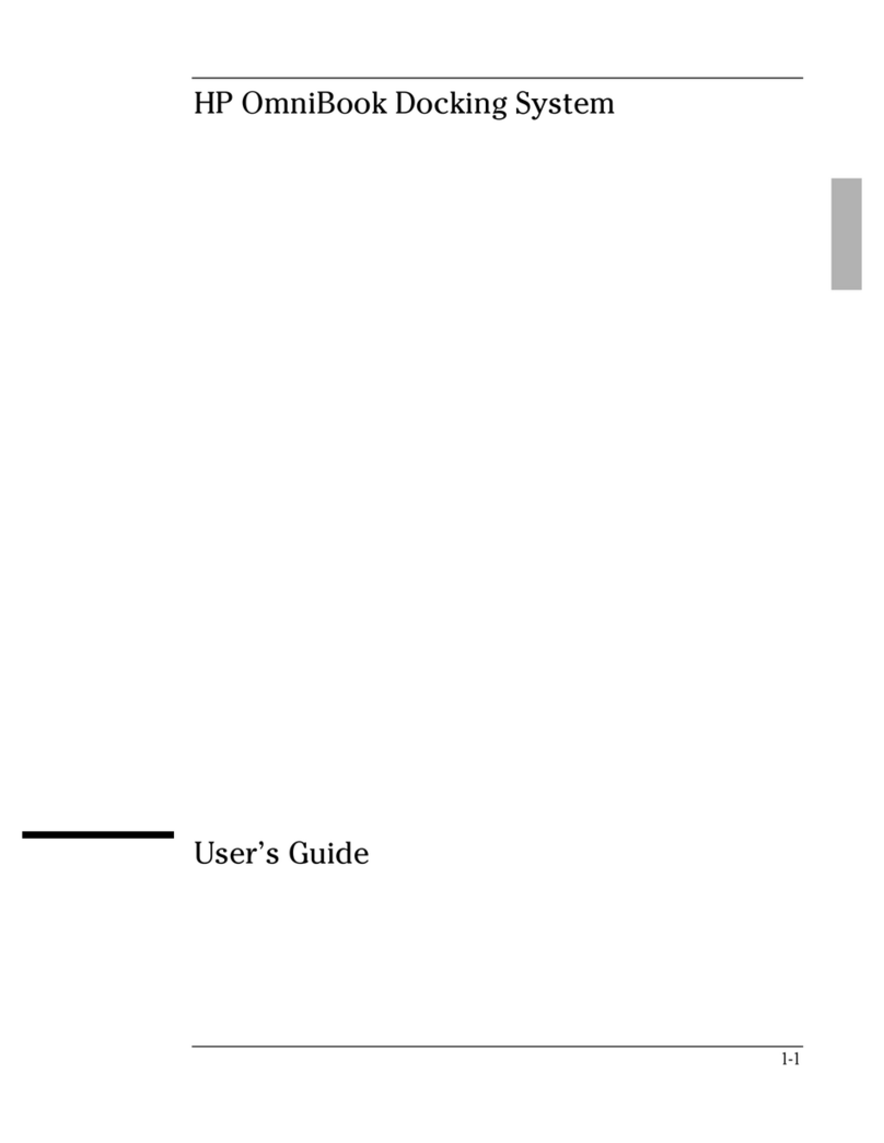 HP USB Media Docking Station User manual