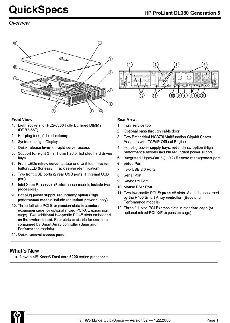HP RDX REMOVABLE DL380 User instructions