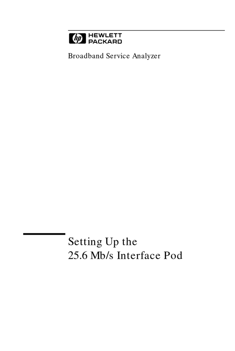 HP Broadband Service Analyzer User manual
