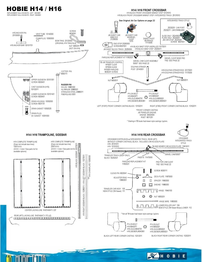 Hobie H14 User manual