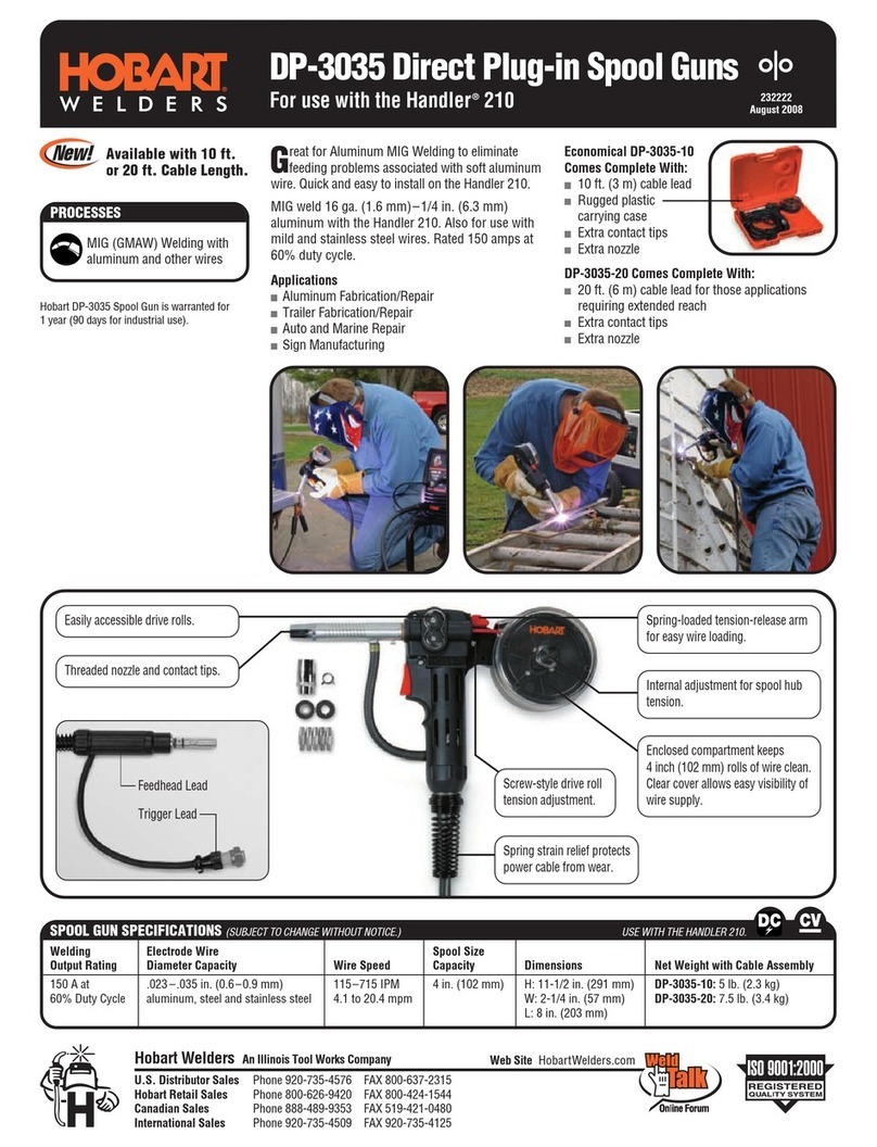 Hobart DP-3035 User manual