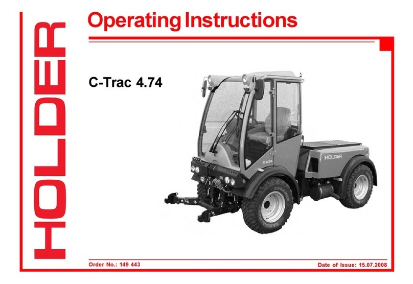 Holder C-Trac 4.74 User manual
