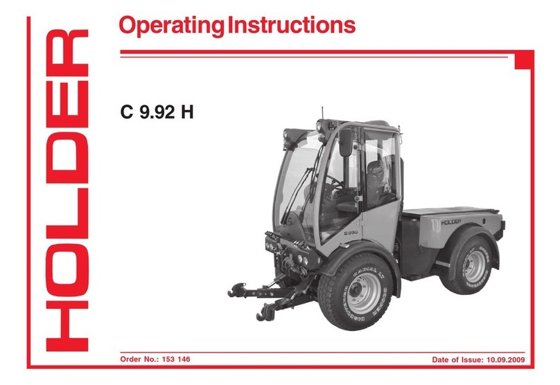 Holder C 9.92 H operating instructions