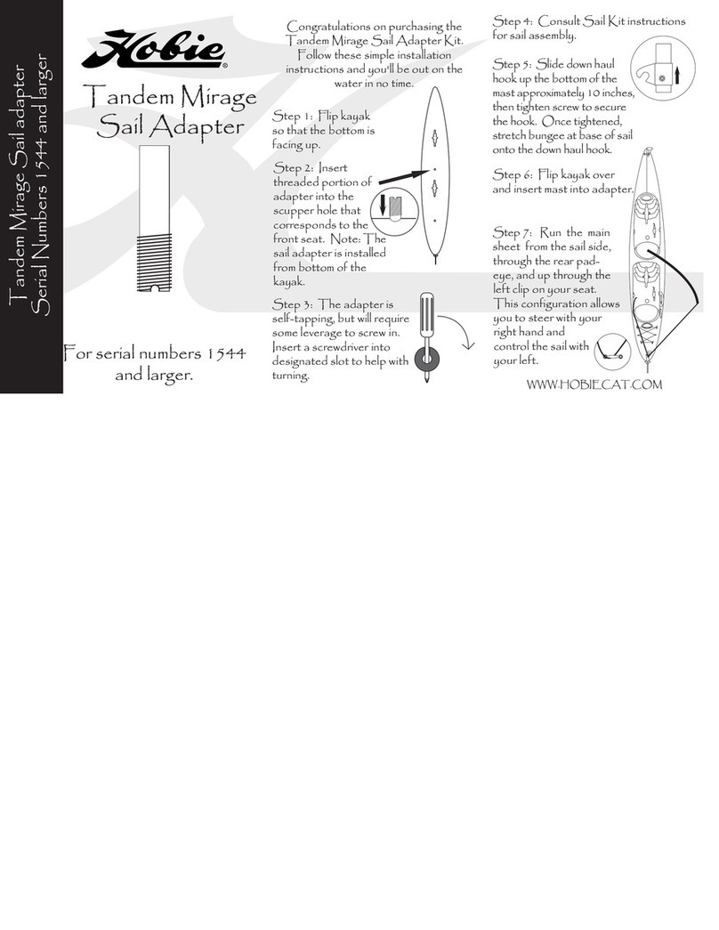 Hobie Mirage Tandem instructions