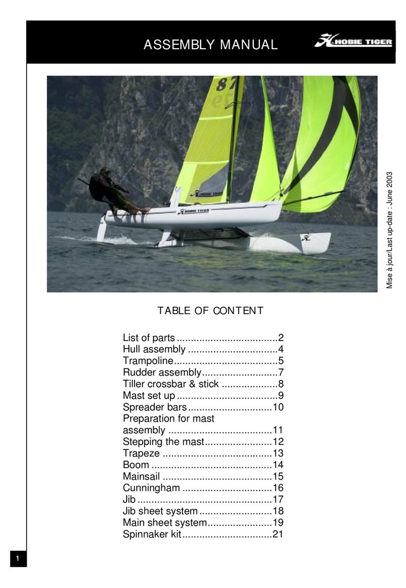 Hobie Tiger Assembly manual Hobie Tiger Assembly manual