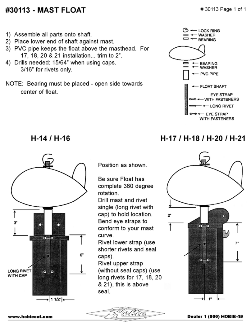 Hobie 30113 installation instructions