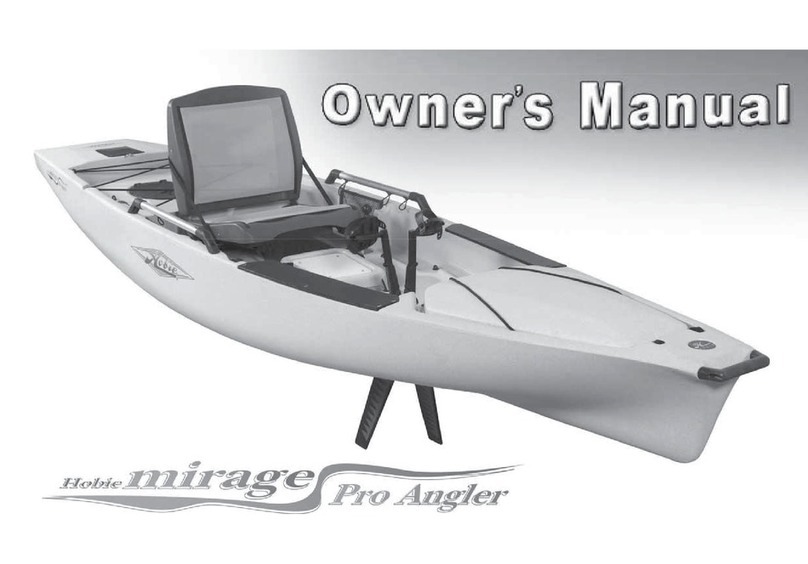 Hobie Mirage Pro Angler owner's manual
