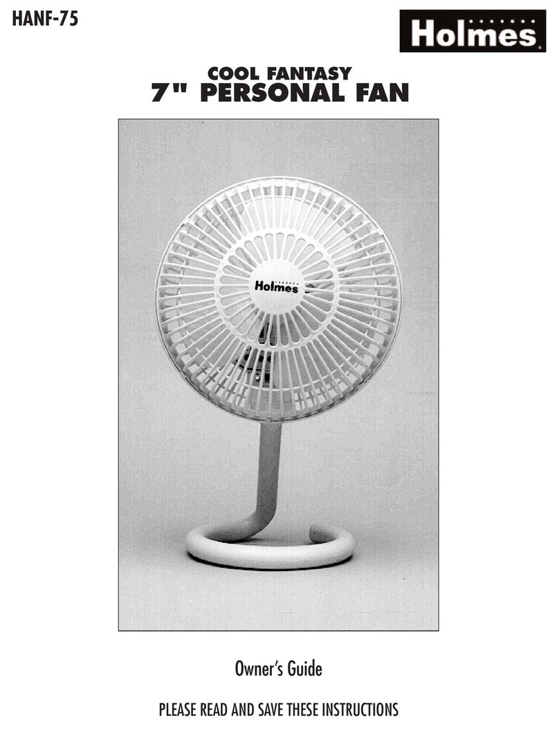 Holmes COOL FANTASY HANF-75 owner's guide