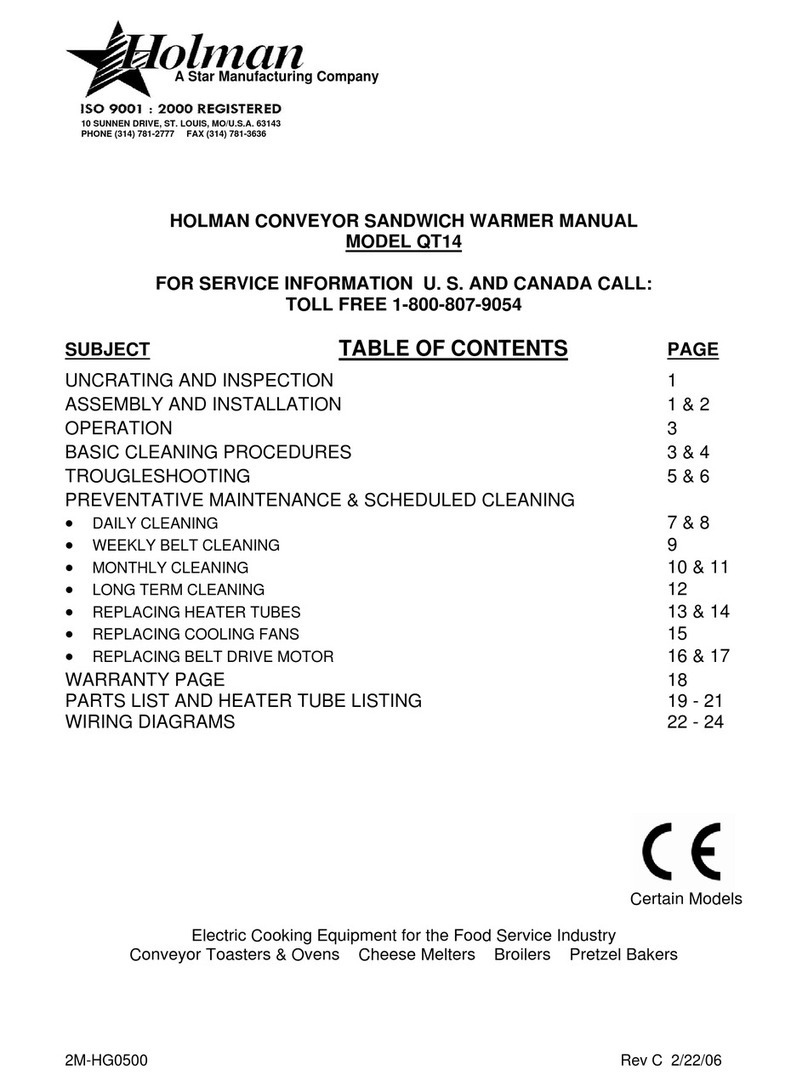 Holman qt14 owner's manual