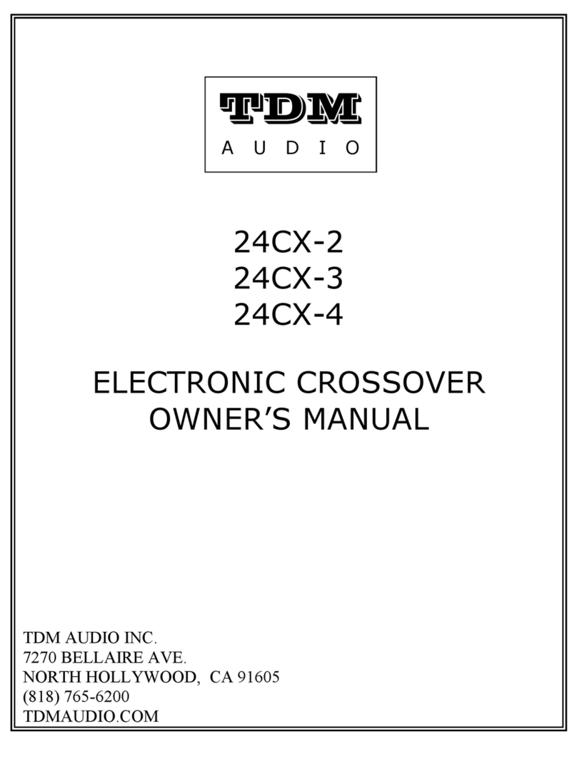 TDM-Audio 24CX-2 owner's manual