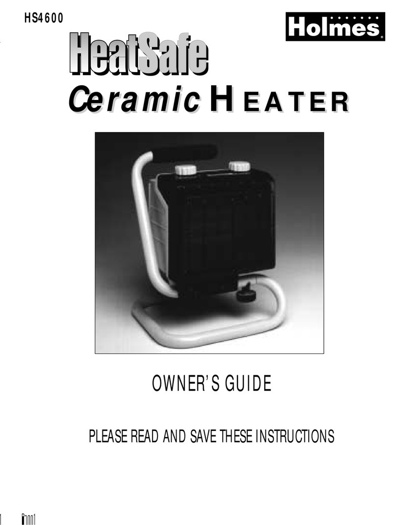 Holmes HeatSafe HS4600 owner's guide