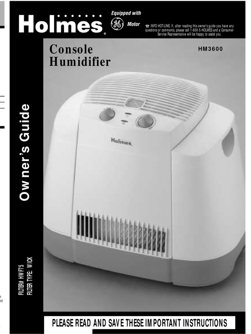 Holmes HM3600 owner's guide