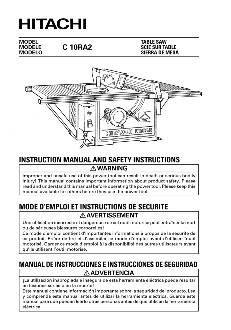 Hitachi C 10RA2 Instruction Manual