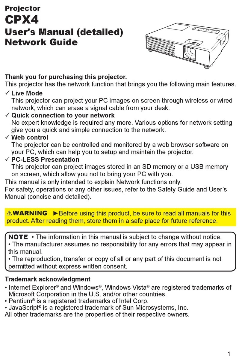 Hitachi CPX4 series User manual
