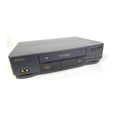 Hitachi VT-M292A User manual