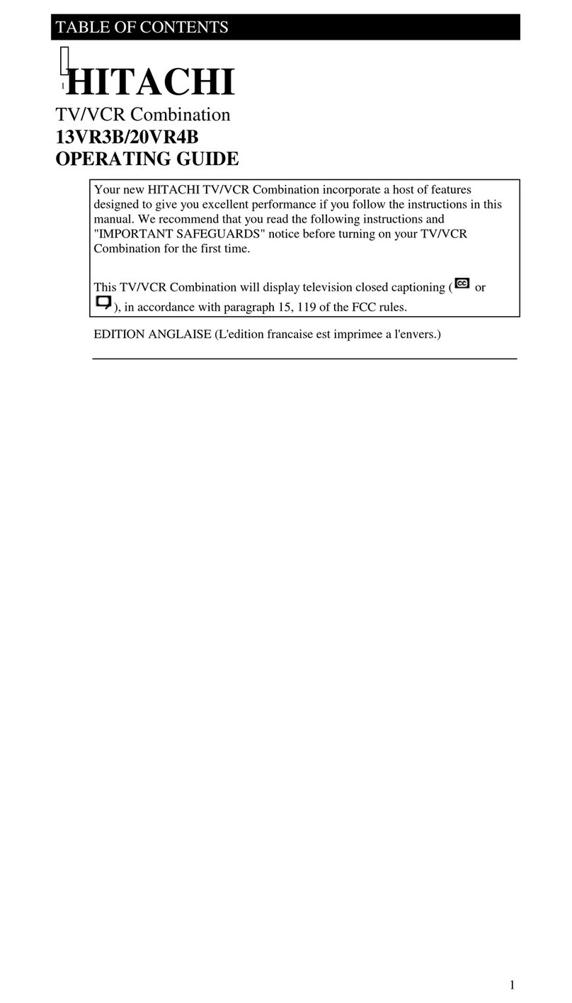 Hitachi 13VR3B operating guide