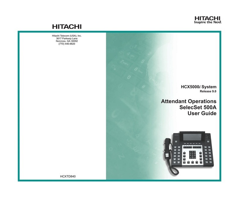 Hitachi HCX5000I user guide