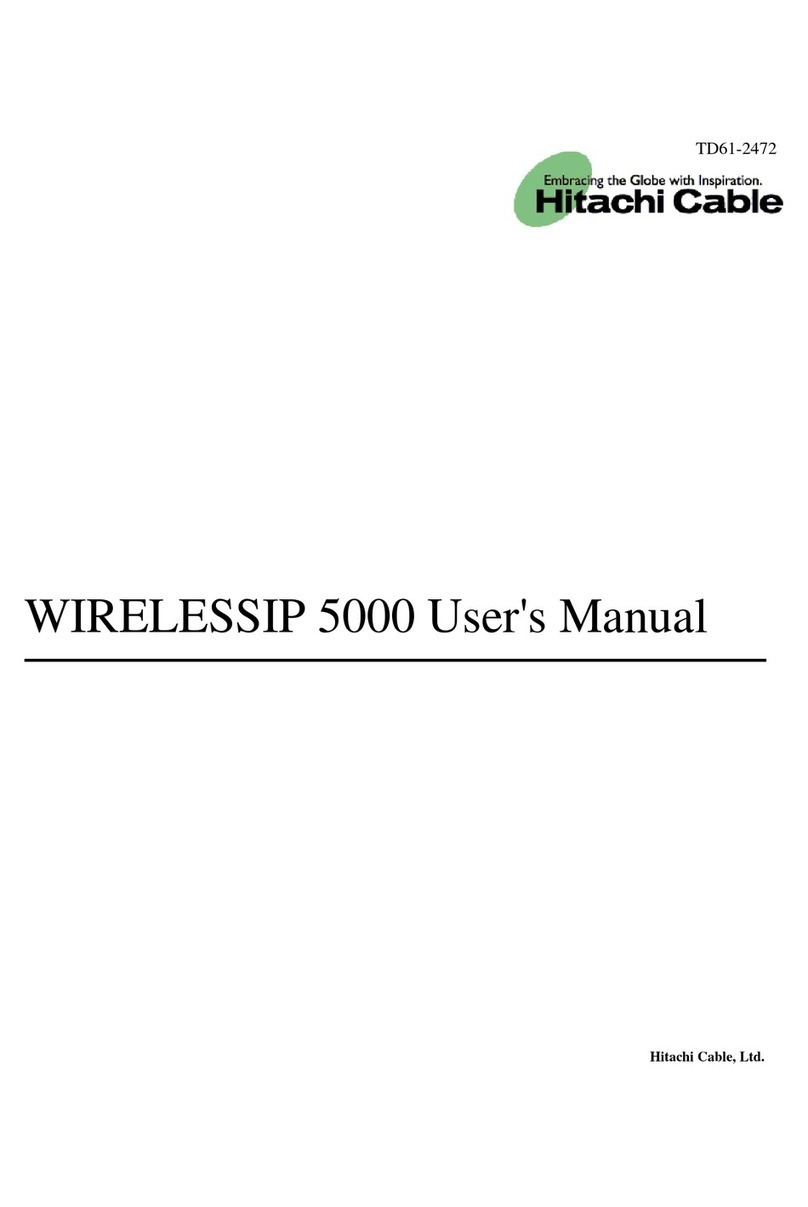 Hitachi WIRELESSIP 5000 user manual