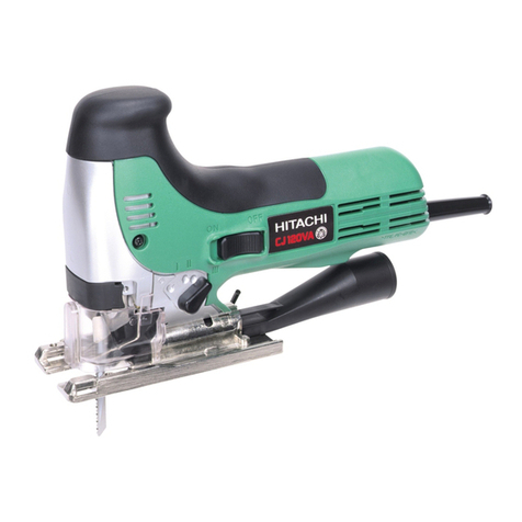Hitachi CJ 120V Safety instructions and instruction manual
