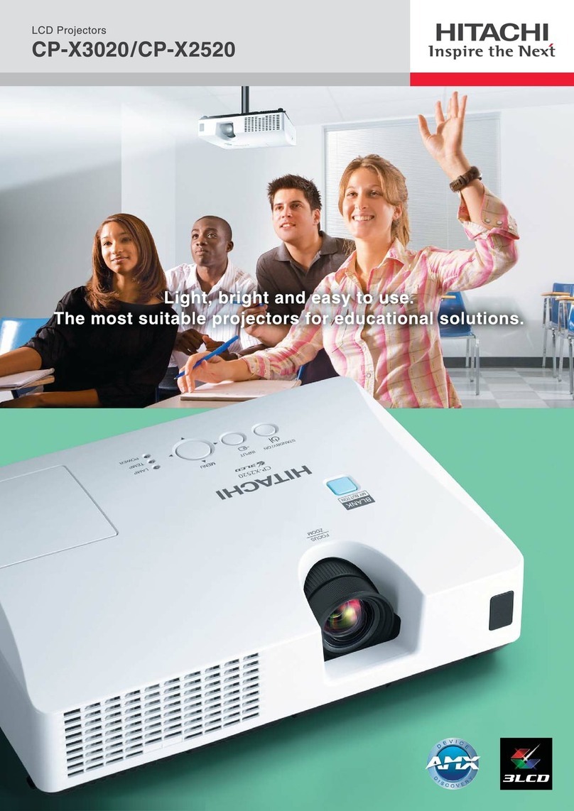 Hitachi Innovate CP-X2520 User manual