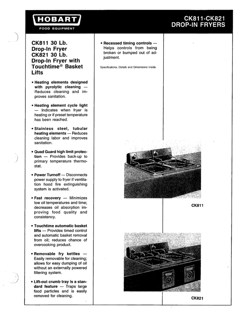 Hobart CK811 Specifications