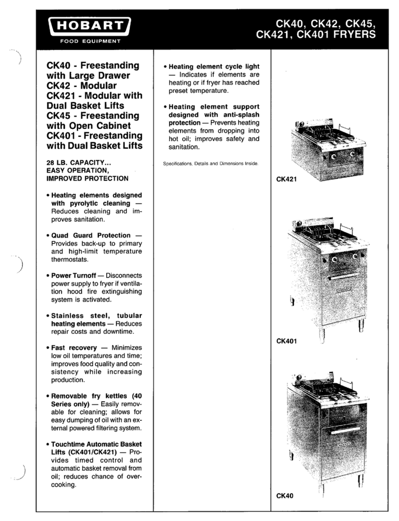 Hobart CK40 User manual