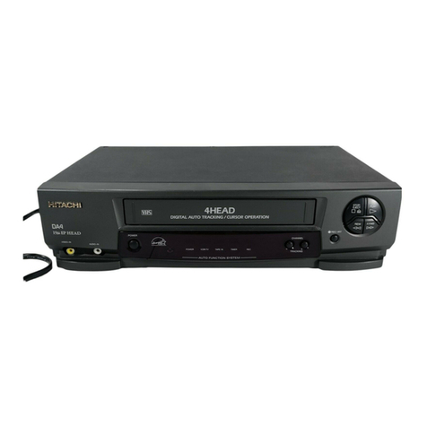 Hitachi VT-MX4410A User manual