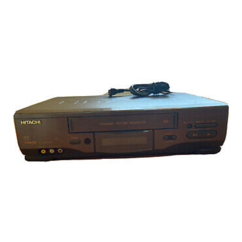 Hitachi VT-FX610A User manual