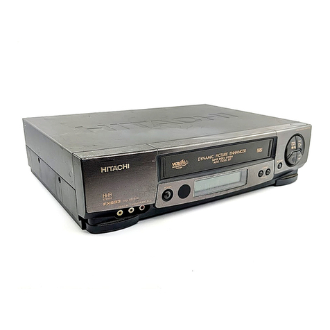 Hitachi VT-FX633A User manual Hitachi VT-FX633A User manual