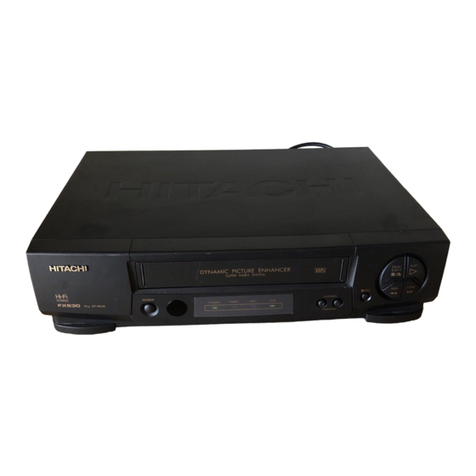 Hitachi VT-FX530A User manual