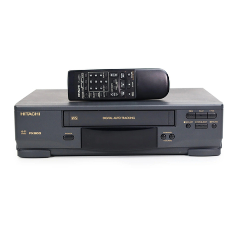 Hitachi VT-FX600A, VT-FX600C User manual