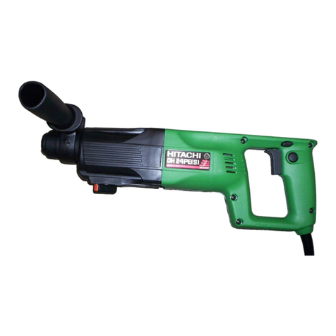 Hitachi Koki DH24PE - 15/16"Sds VSR Rotary Hammer Operator's manual