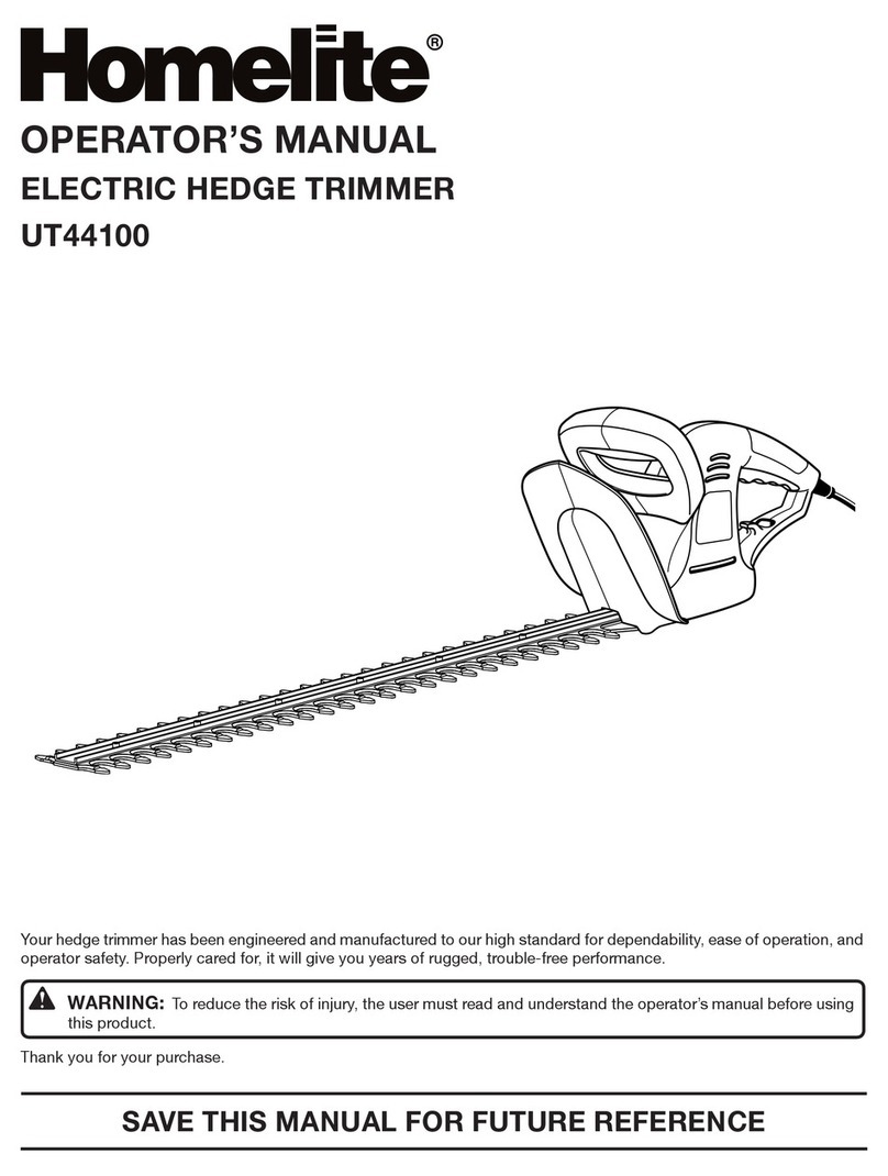 Homelite UT 44100 User manual