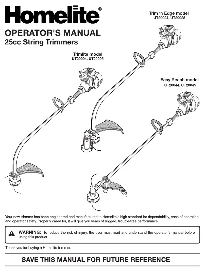 Homelite Trimlite UT20004 User manual