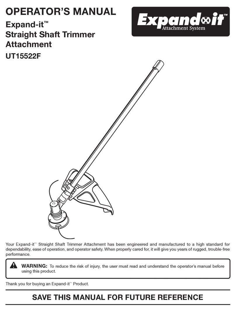Homelite Expand-it UT15522F User manual