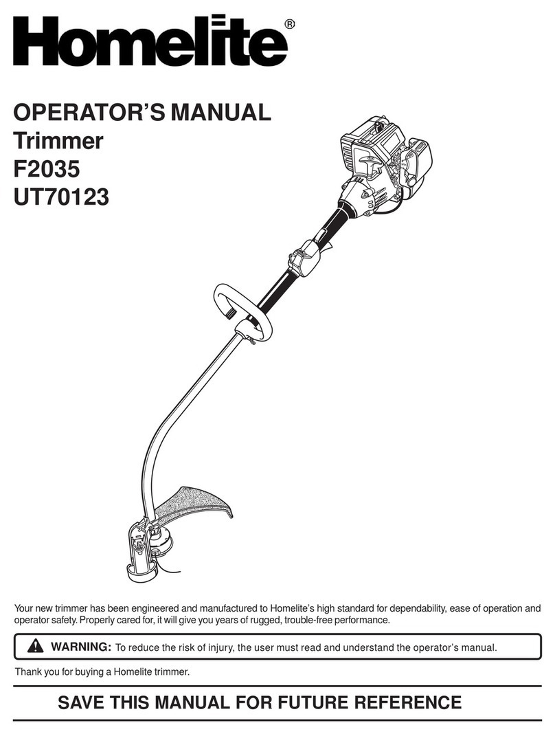 Homelite F2035 User manual