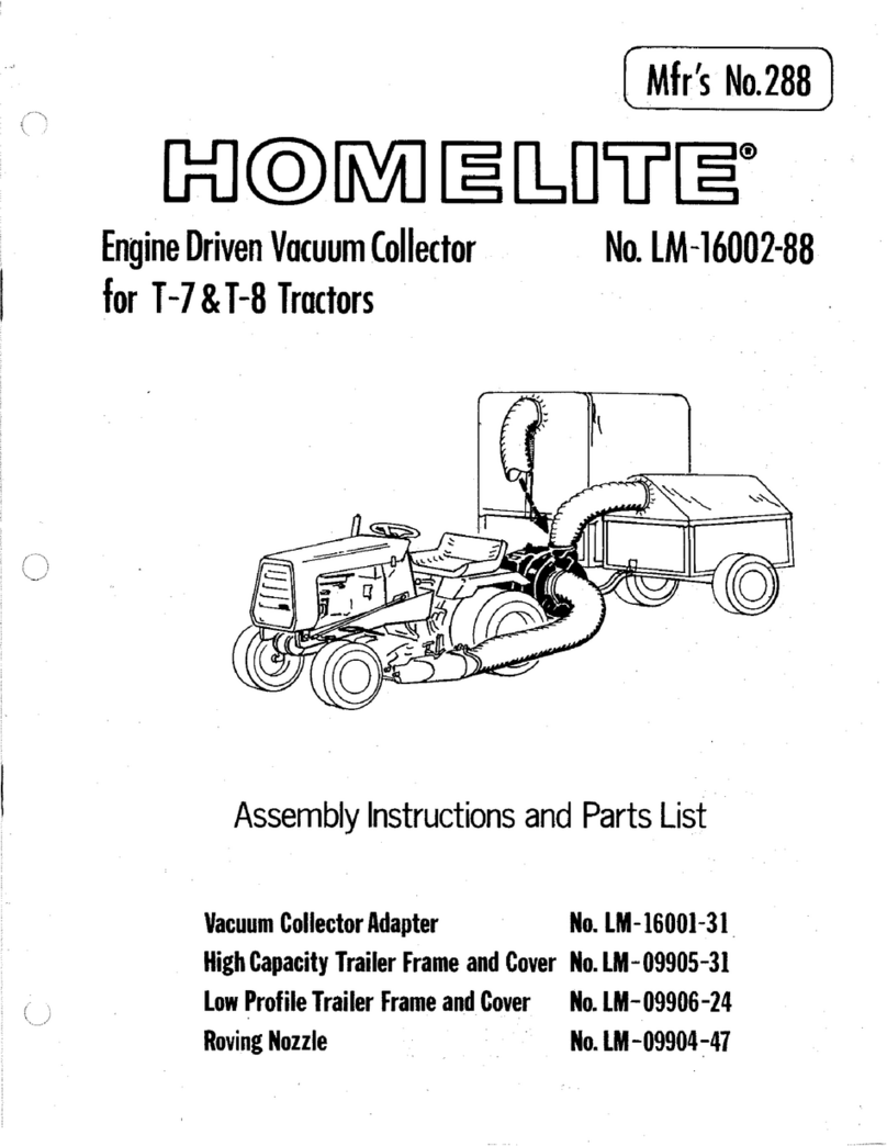 Homelite T-7 Assembly instructions and parts list
