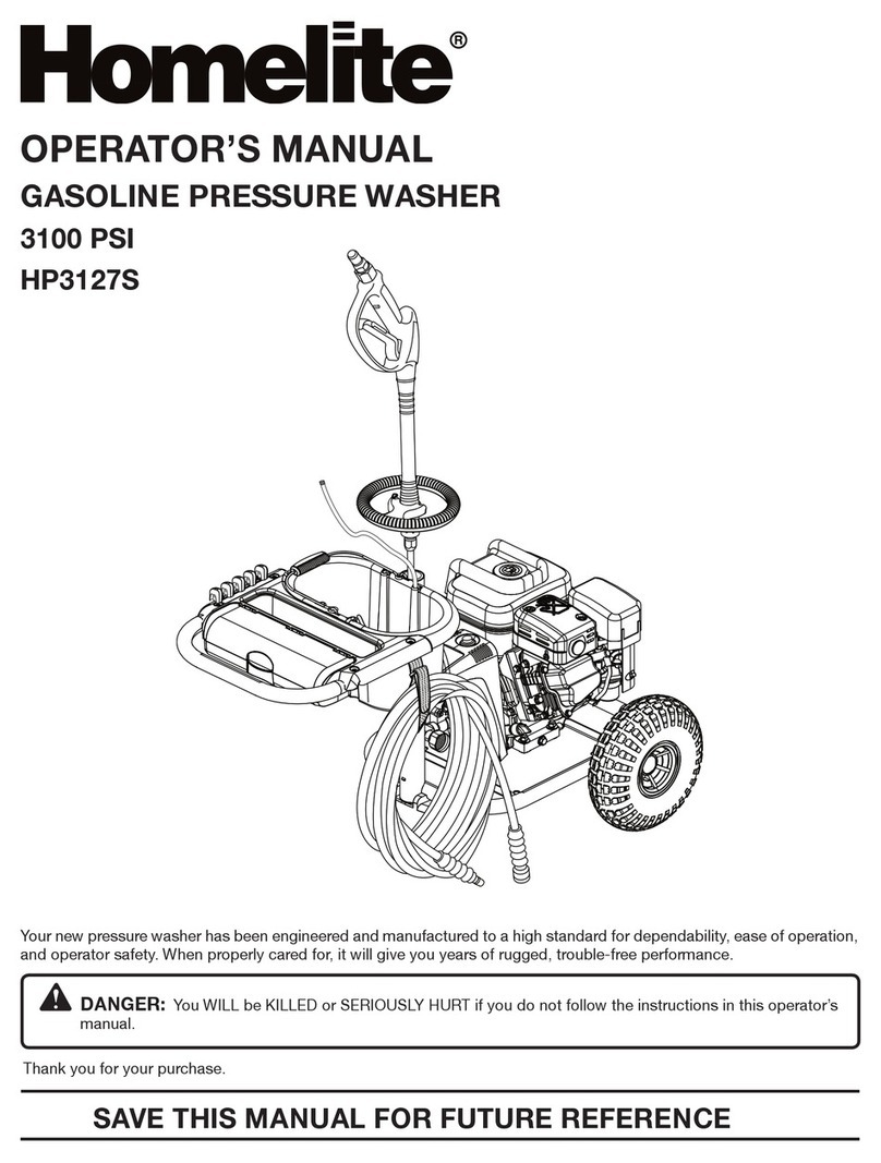 Homelite HP3127S User manual