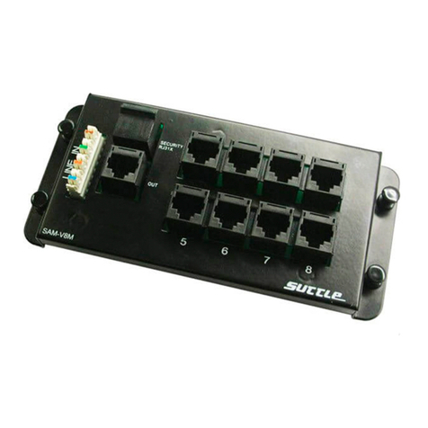 Suttle 8-Port Voice Module SAM-V8M user guide