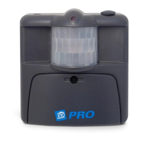 X10 Outdoor Motion Sensor PMS03 User manual