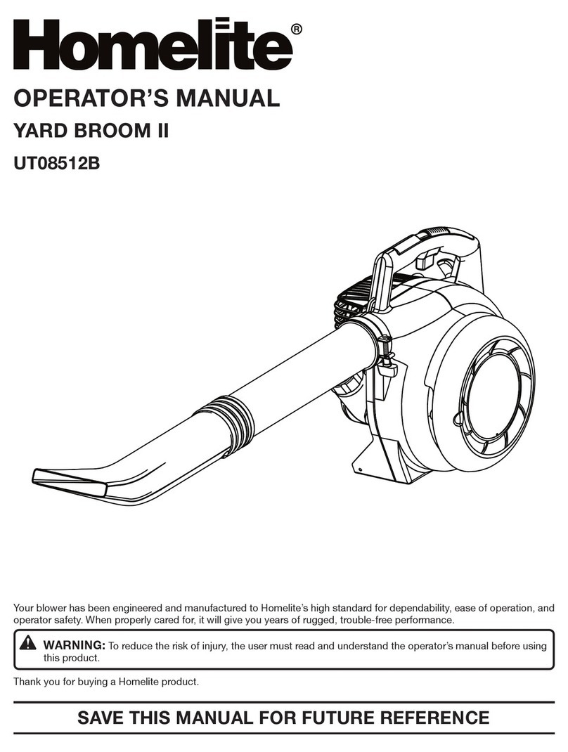 Homelite YARD BROOM II UT08512B User manual