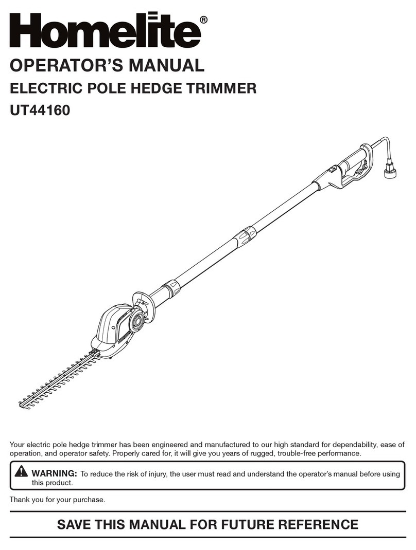 Homelite UT44160 User manual