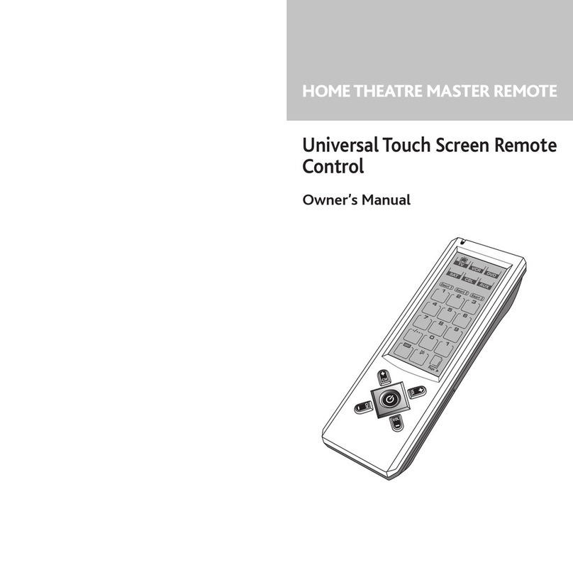 HTD Universal Touch Screen Remote Control owner's manual HTD Universal Touch Screen Remote Control owner's manual