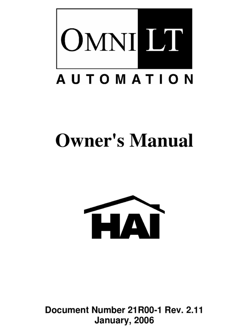 HAI SECURITY SYSTEM owner's manual