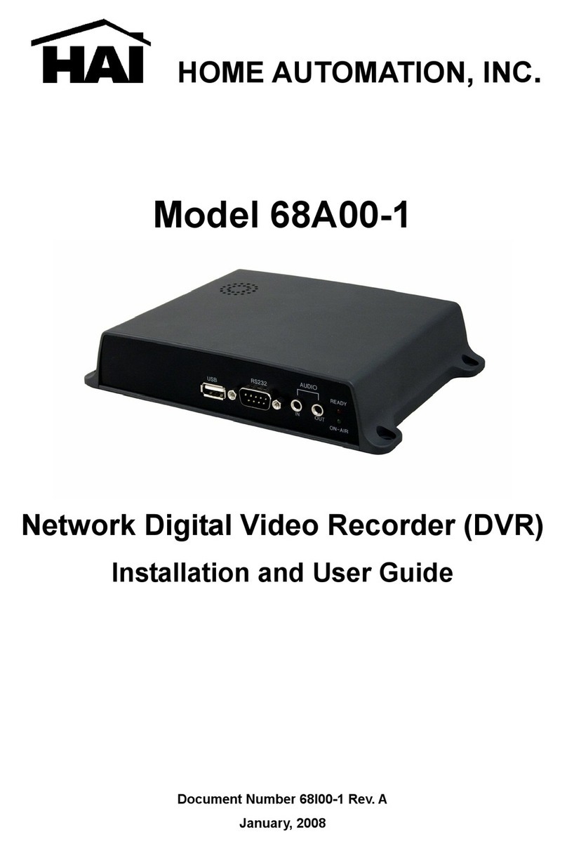 Home Automation 68A00-1 Installation and user guide